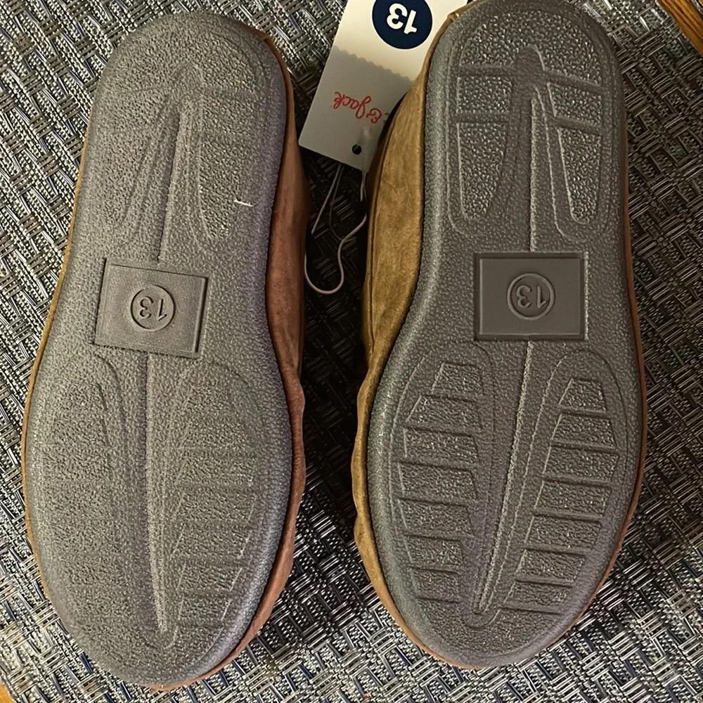 Cat & Jack Lionel Moccasin Slippers Dark Chestnut | Brown | Tan